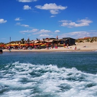 Photo de france - La plage de la Roquille et le Mango's Beach Bar